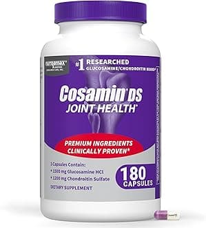 - Nutramax Laboratories Cosamin® DS Joint Health Supplement with Glucosamine & Chondroitin for Adult Men & Women, Joint Supplement, 180 Capsules