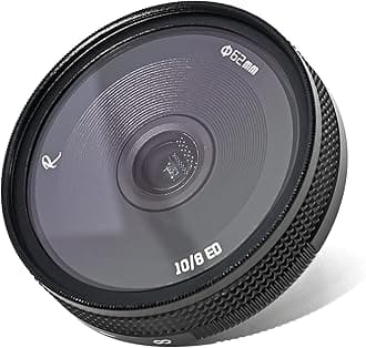 AstrHori 10mm F8 II Ultra Wide Angle Fisheye APS-C Manual Prime Lens with Starburst Effect & Filter Slot Compatible with Leica/Panasonic/Sigma L-Mount Mirrorless Camera TL,TL2(Black)