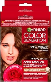 Color Sensation Color Retouch Permanent Hair Dye Ideal for Regrowth Covers White Hair Easy Application Light Brown Colour – Pack of 3 Colours
