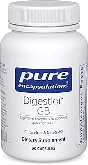 Digestion GB | Digestive Enzyme Supplement to Support Gall Bladder and Digestion of Fat, Carbohydrates, and Protein* | 90 Capsules