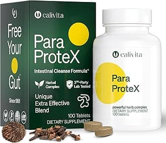 ParaProteX – Wormwood Black Walnut Clove Cleanse – Cleanse for Humans – Dewormer for Humans – Gut Cleanse Detox – All Natural Herbal Supplement – 100 Vegan Tablets