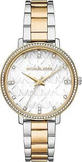MK4595 - Pyper Three-Hand Stainless Steel Watch Two-Tone Gold/Silver One Size