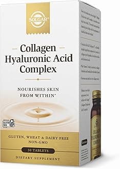 Solgar Collagen Hyaluronic Acid Complex - 30 Tablets - With Hydrolyzed Collagen Type 2 & Chondroitin - Non-GMO, Gluten & Dairy Free - 30 Servings