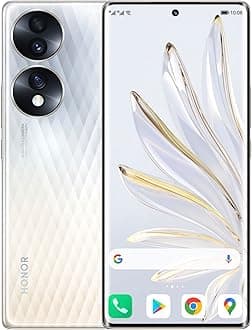 70 Mobile Phone 5G SIM Free Unlocked 8+128GB Smartphone with 54 MP Triple Rear Camera, 120Hz 6.67 Inch OLED Curved Screen, Android 12, 4800mAh (2 Year Warranty)