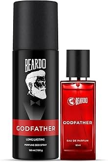 Godfather Perfume For Men, 50 Ml + Body Spray Deo 150 Ml | Premium, Strong & Long Lasting Fragrance | Woody Spicy Deodrant For Husband And Boyfriend | Christmas Gift For Friends | Gift For Men