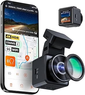 VANTRUE Drive Recorder 4K UHD 8 mp STARVIS 2 IMX678 Small Dash Cam with WiFi HDR/GPS Ultra Night Vision Enhanced License Plate Recognition 24-Hour Parking Surveillance 158° Wide Angle Voice Control