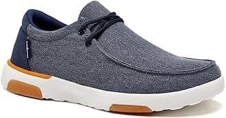 OrthoComfootMen's Orthopedic Walking Shoes with Arch Support, Comfortable Cushioned Slip-On Shoes for Plantar Fasciitis Relief, Breathable Orthotic Loafers for Foot and Heel Pain