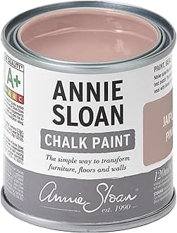 Annie Sloan Chalk Paint® (Jaipur Pink, 120 ml/4.06 Fl Oz) a unique decorative paint for furniture, cabinets and home décor with no sanding or priming