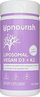 Certified Vegan Plant-Based Liposomal Vitamin D3 K2