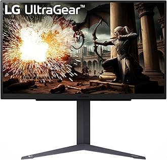 UltraGear Gaming Monitor 27GS75Q, 27 inch, 1440p, 180Hz, 1ms Response Time, IPS Display, HDR 10, NVIDIA G-Sync compatible & AMD FreeSync, Smart Energy Saving, DisplayPort, HDMI