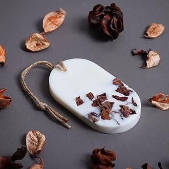 Sachet Tablet Handmade Wax Sachet Rose Scents Home Fragrance for Air Freshner, Wardrobe Freshener, Closets, Drawers, Cupboards, Car, Shoes Racks, Kitchen (Rose Pack of 2)