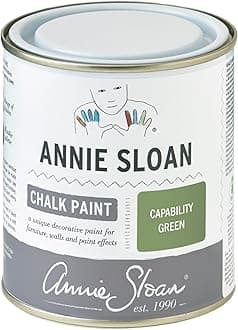 Chalk Paint® (Capability Green, 500 ml/16.9 Fl Oz) a unique decorative paint for furniture, cabinets and home décor with no sanding or priming