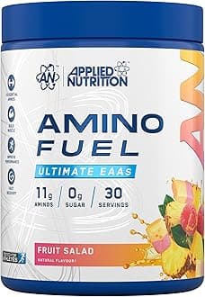 Applied Nutrition Amino Fuel - Amino Acids Supplement, EAA Essential Amino Acids Powder, Muscle Fuel & Recovery (390g - 30 Servings) (Fruit Salad) (New)
