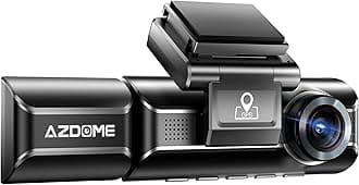 M550 3CH Dash Cam 4K - 3.19" Screen IR Night Vision - 24H Parking Mode - 3-Channel Dash Cam - Interior IR Camera - Built-in GPS & WiFi - Three-Mode Parking Monitor