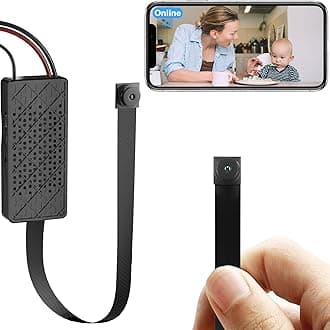 Camera DIY Mini Camera Portable and Wireless Nanny Cam 1080P HD with Motion Detection Security Cameras for Home Office Outdoor