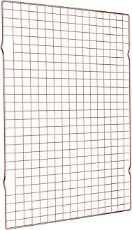 BRIOUT Cooling Rack for Baking, 16x10 Inches Baking Rack, Thick Wire Cookie Rack for Cooking, Roasting, Grilling, Drying, Oven Safe, Fits Half Sheet Pan, Rose Gold