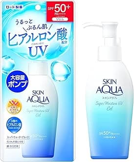 Skin Aqua UV Super Moisture Gel, High Capacity Pump Type, Sunscreen, Unscented, 1 Piece