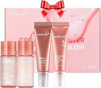 Glass Skin Collagen Trial Kit | Korean Skincare Set and Kit | Gifts for women | 4-Step Skincare Set for glowy skin | Travel Size