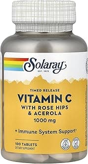 Solaray, Timed-Release Vitamin C, 1000 mg, 100 Tablets