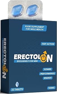 Pills for Men UK | Blue 20 Stamina & Energy Tablets for Men | Fast-Acting Tribulus Terrestris Herbal Supplements for Enhanced Performance & Stamina | Korean Ginseng | Supplement for Men