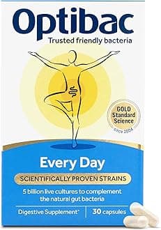 Every Day - Vegan Digestive Probiotic Supplement - Most Trusted & Recommended Brand - Lactobacillus & Bifidobacterium - 30 Capsules