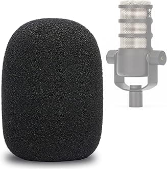 Rode PodMic Pop Filter - Mic Windscreen Microphone Cover Foam for Rode PodMic Podcasting Microphone to Blocks Out Plosives