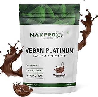 100% Soy Protein Isolate, Chocolate - 500g | 25.3g Protein |Plant Based Protein Powder |All Essential Amino Acids for Support and Recovery