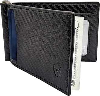 Bryker HydeRFID Blocking Slim Minimalist ID Inside Front Pocket Wallet, Money Clip, 9 Slots, Leather