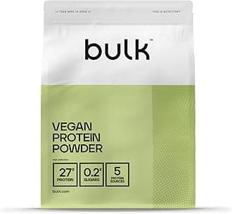 Vegan Protein Powder, Plant Based Protein Shake, Unflavoured, 2.5 kg, New & Improved Formula, 71 Servings, Packaging May Vary