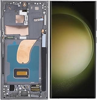 Garsent AMOLED Original for S23 Ultra, LED LCD Display Touch Screen Digitizer Assembly S23ultra 5G SM S918U LCD Screen Replacement with Frame, 6.7 Inch, 3088x1440px Resolution