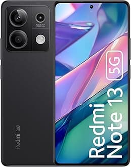 Redmi Note 13 5G (Stealth Black, 12GB RAM, 256GB Storage) | 5G Ready | 120Hz Bezel-Less AMOLED | 7.mm Slimmest Note Ever | 108MP Pro-Grade Camera