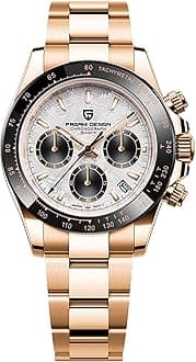 Pagani Design Mens Sapphire Glass Chronograph Stainless Steel Waterproof Luminous Watch Japanese Movement Men Quartz Watch for Men