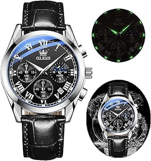 OLEVS Men's Quartz Watch - Three Eyes 2871