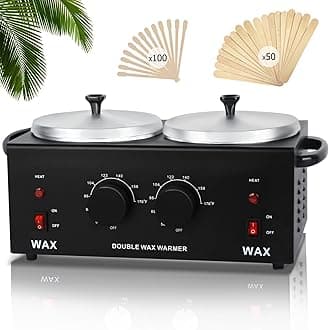 Black Double wax machine