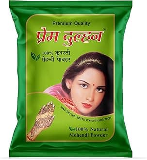 100% Natural Henna Mehandi Powder For Men And Women | Natural Henna Powder for Hair | Free From Harsh Chemicals | Suitable for All Hair Types (500 g (Pack of 1))
