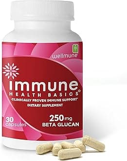 Immune Health Basics Highly Purified Beta Glucan, 250mg - 30 Veggie Capsules