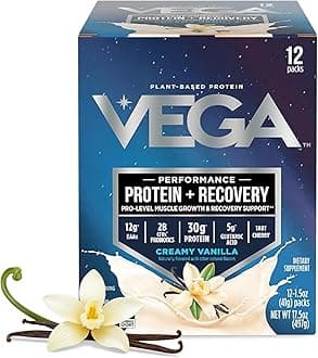 VEGA Sport Premium Protein Vanilla, 12 x 41 gm