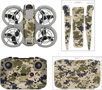 Neo Skin Stickers Set for DJI Neo Drone and Remote, Waterproof Drone Skin PVC Sticker Decal, Anti-Scratch Protective Film for DJI Neo Accessories (9)