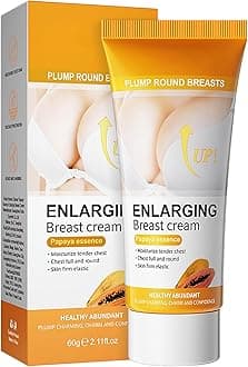 Breast Enhancement Cream, Natural Breast Enlargement Cream, Firms, Plumps and Lifts Your Breasts and Improves Sagging Breasts, for All Skin Types, 60 g/2.11 Fl Oz