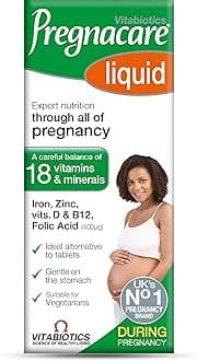 Liquid 200ml | Expert Nutritional Care for Mother & Baby | 18 Vitamins & Minerals - Iron, Zinc and Folic Acid | Alternative to Tablets & Gentle on Stomach | Prenatal Supplement