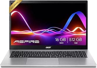 acer Aspire 3 Slim Laptop - 15.6" Full HD IPS 1080P Display - AMD Ryzen 3 7330U Quad-Core Processor - 64GB RAM - 1TB NVMe SSD - Webcam - Wi-Fi 6 - AI PC - Windows 11 Pro