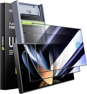 - for Samsung Galaxy S24 Ultra Privacy Screen Protector Tempered Glass [24° Anti-Spy] [Zero Bubble] [Auto Dust-Remove] [Support Fingerprint Unlock] Anti Glare HD 9H 6.8 inch - 2 Pack