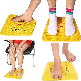 Acupro Health Care SystemPowermat2000- Accupressure-Magnet-Pyramids By Acs, standered, Yellow