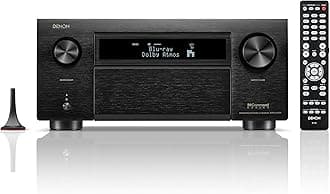 AVR-A10H 13.4-Ch 8K Home Theater Receiver (150Wx13), WiFi, HEOS, and Bluetooth Amplifier, Home Audio Receivers & Amplifiers