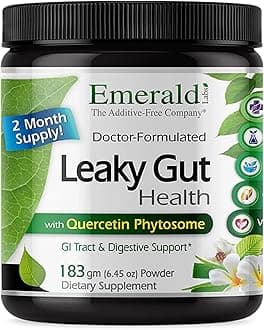 Emerald Labs Leaky Gut Health - Digestive Support Supplement with DGL Licorice, Aloe Vera Extract & More - Supports Colon & Gut Health - 6.45 oz (Up to 60-Day Supply)