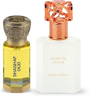 Swiss Arabian Musk 74 Poudré 50ml EDP + Shaghaf Oud 12ml CPO