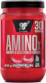 Nutrition Amino X Supplement with Vitamin D, Vitamin B6 and Amino Acids, Watermelon Flavour, 30 Servings, 435 g