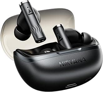 Boat Nirvana Zenith Pro, 50dB Hybrid Adaptive ANC, Spatial Audio, Hi-Res Audio LDAC, 6Mics AI-ENx, 80 Hrs Battery, Bluetooth Earbuds, TWS Ear Buds Wireless Earphones with mic (Velvet Grey)