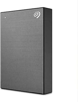 Seagate One Touch 2TB External HDD with Password Protection – Space Gray, for Windows and Mac, with 3 yr Data Recovery Services,(STKY2000404)