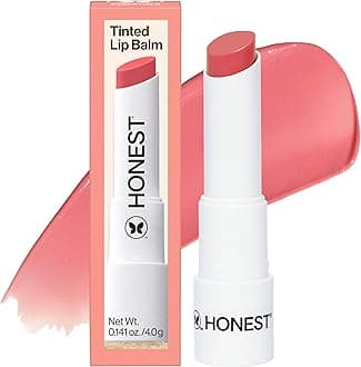 Honest Beauty Moisturizing Vegan Tinted Lip Balm, Antioxidant-rich, Acai Extracts, Avocado Oil, Paraben-Free, Cruelty Summer, Melon